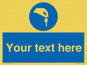 Custom Mandatory Keys Sign